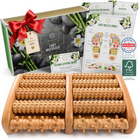 Rodillo De Madera Para Pies - Alivio Fascitis Plantar
