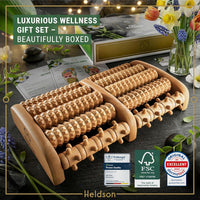 Rodillo De Madera Para Pies - Alivio Fascitis Plantar