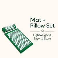 Mat and pillow set, lightweight and easy to store